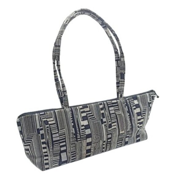 Maruca Millie Lu Optic Beat Black Hand-Sewn Fabric Bag NWOT - Picture 3 of 8